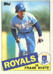 1985 Topps Baseball Cards      743     Frank White